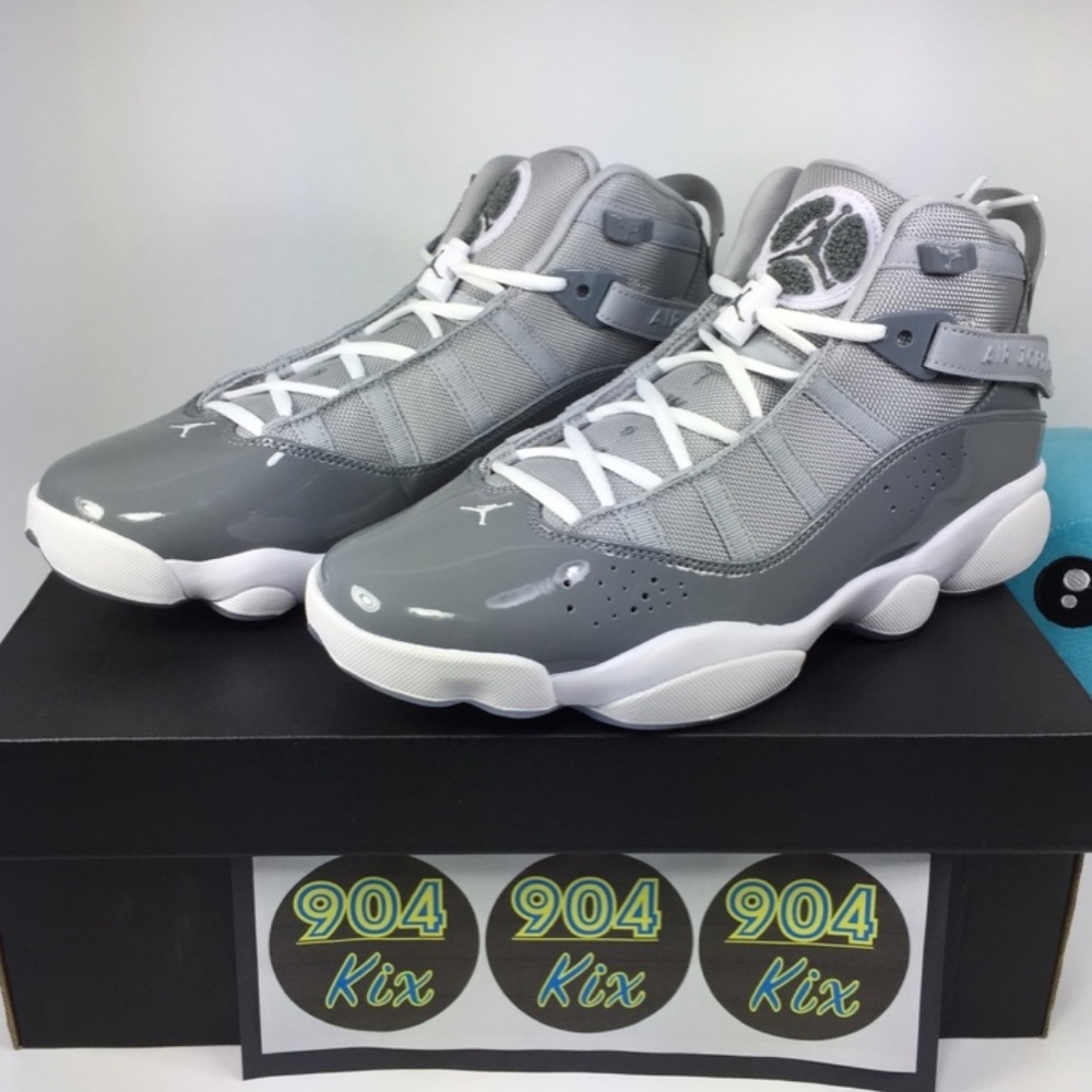 **SOLD!** Air Jordan 6 Rings, Cool Grey, Sz 9 - Picture 4 of 7